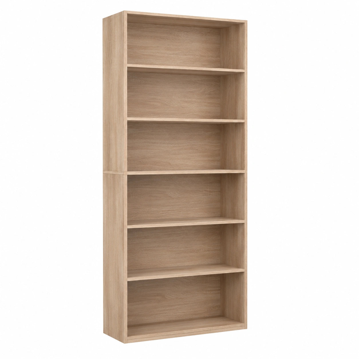 Bibliothèque, en chêne, avec rangement, avec étagères, pour le salon ou le bureau