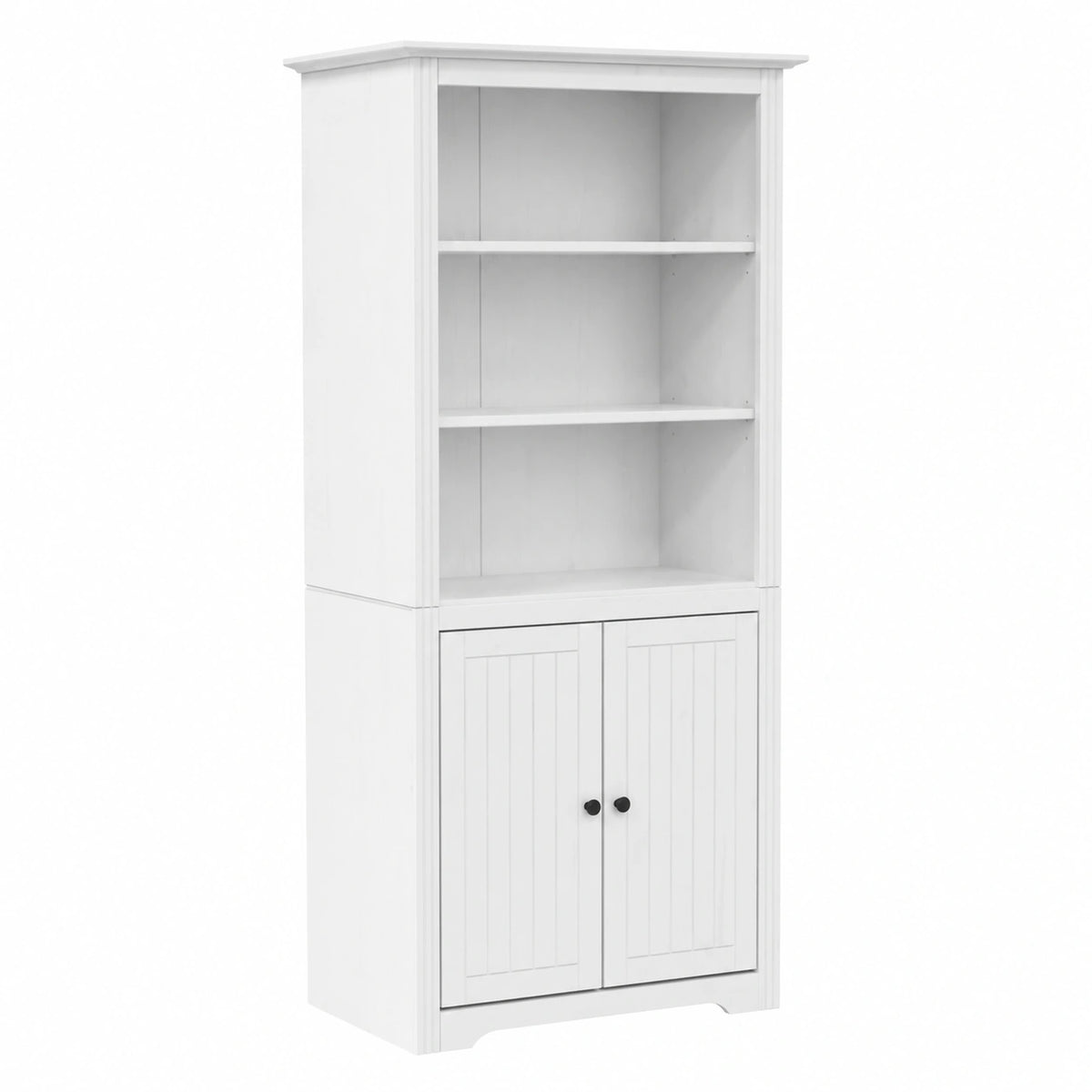 Ensemble de poignées de porte, avec rangement, avec portes, en métal, coloris blanc, 82 x 40 x 173 cm, pour la porte d’entrée ou intérieure