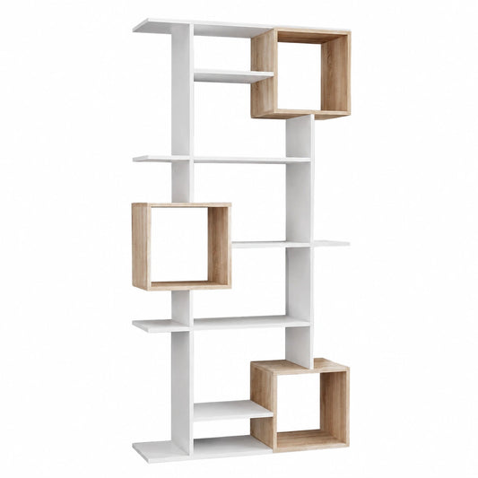 Meuble polyvalent, avec rangement, coloris blanc, 92 x 187,7 cm, pour les espaces de vie