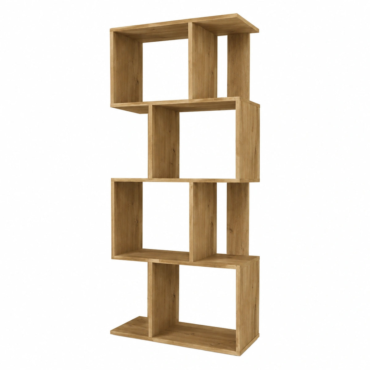 Bureau, en chêne, modulable, avec rangement, avec étagères, 59,5 x 140 x 30 cm, pour l’espace de travail
