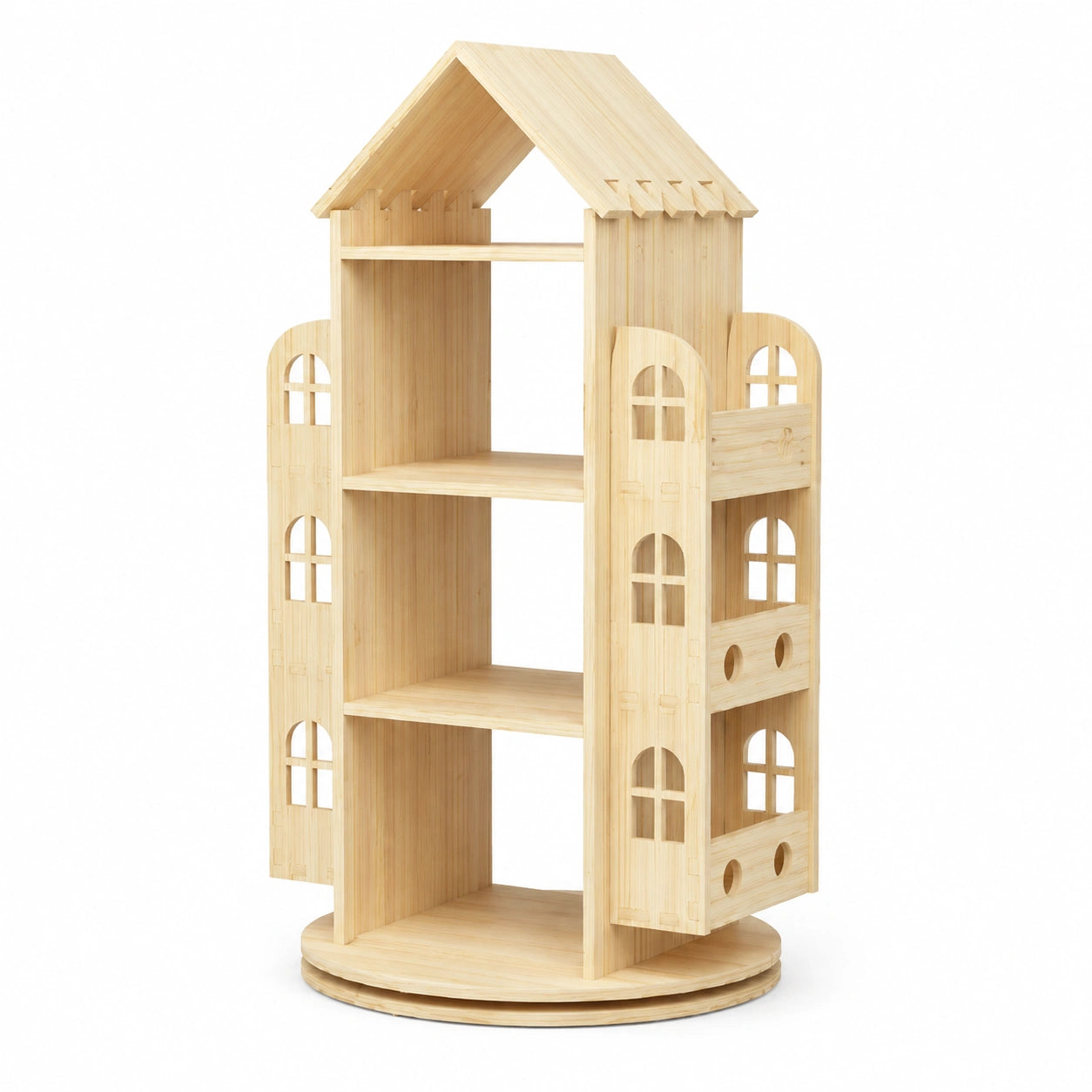 Bibliothèque, avec rangement, avec étagères, en bois massif, pour le salon ou le bureau