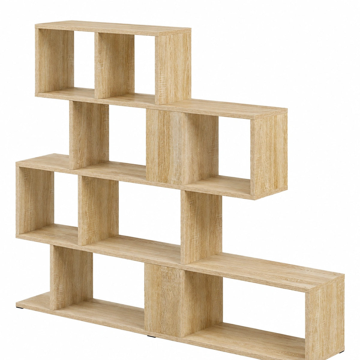 Bibliothèque, avec rangement, 115 x 19,5 x 109,5 cm, pour le salon ou le bureau