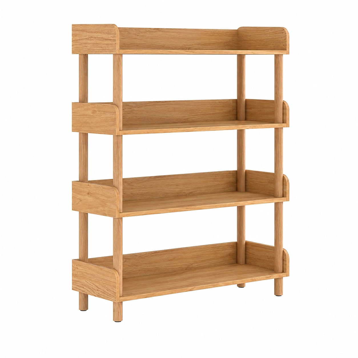 Bureau, avec rangement, avec étagères, 80 x 24 x 130,5 cm, pour l’espace de travail